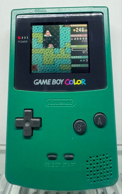 [Retro] Game Boy Color Green CGB-001 Console & Software