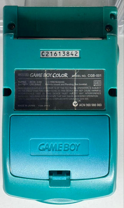 [Retro] Game Boy Color Green CGB-001 Console & Software
