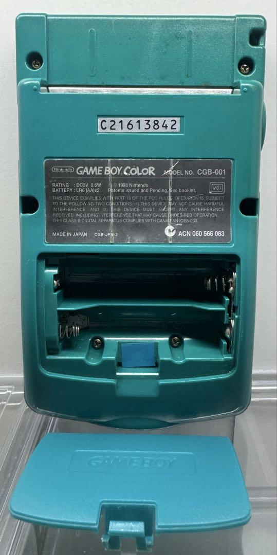 [Retro] Game Boy Color Green CGB-001 Console & Software