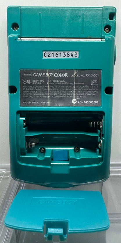 [Retro] Game Boy Color Green CGB-001 Console & Software