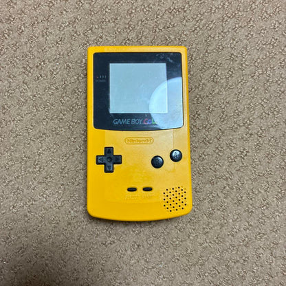 Game Boy Color Yellow Console Puyo Set