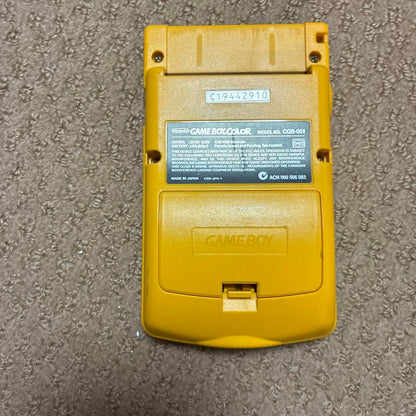 Game Boy Color Yellow Console Puyo Set