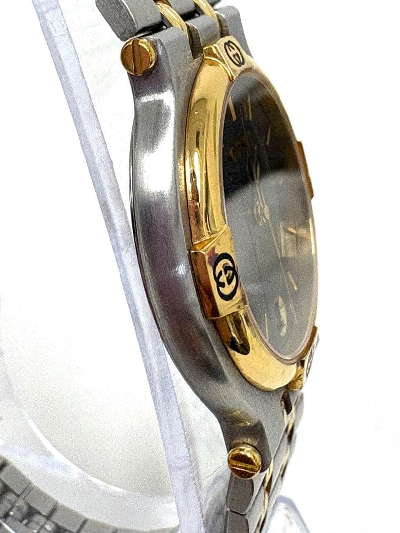 Battery Replaced Gucci Watch 9000M Quartz GUCCI Working Condition