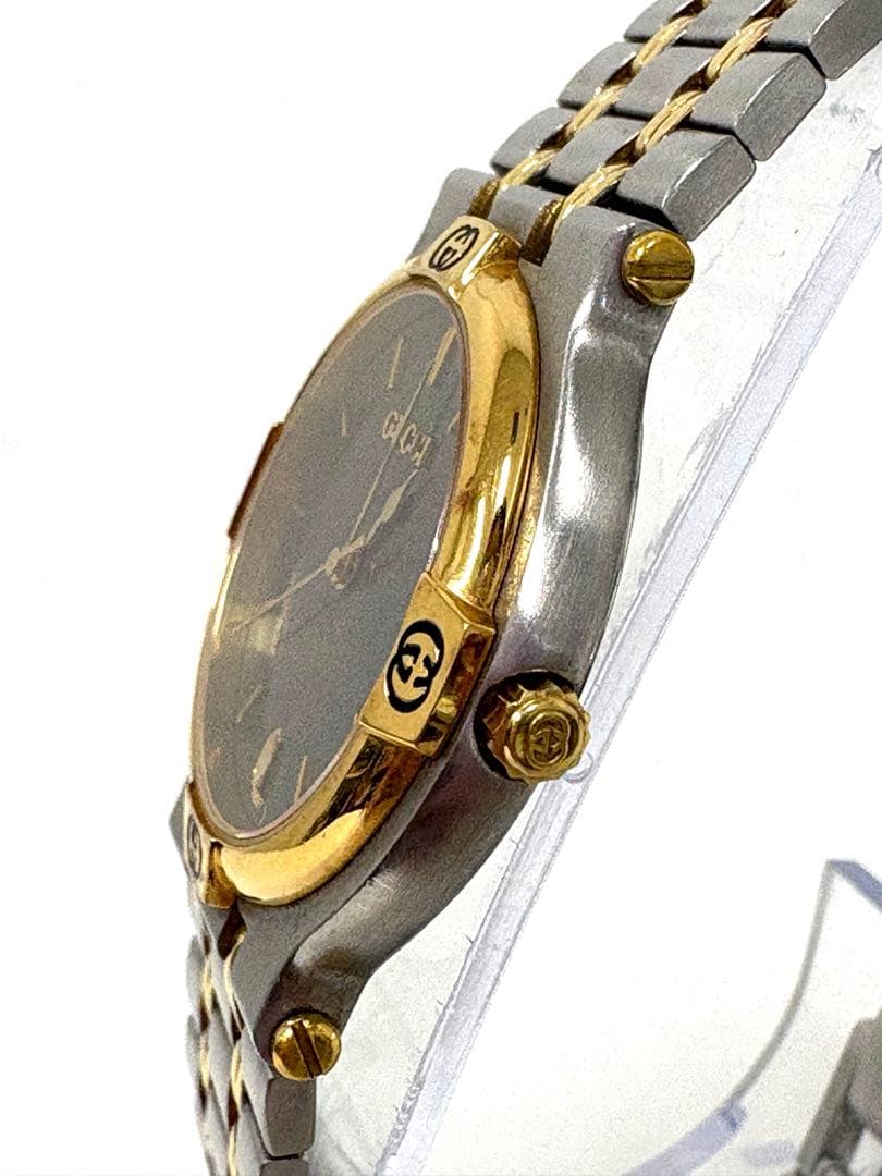 Battery Replaced Gucci Watch 9000M Quartz GUCCI Working Condition