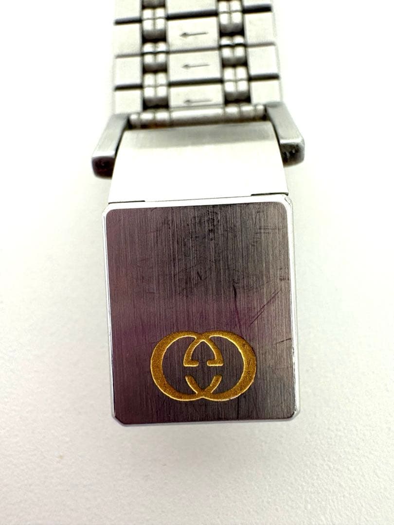 Battery Replaced Gucci Watch 9000M Quartz GUCCI Working Condition