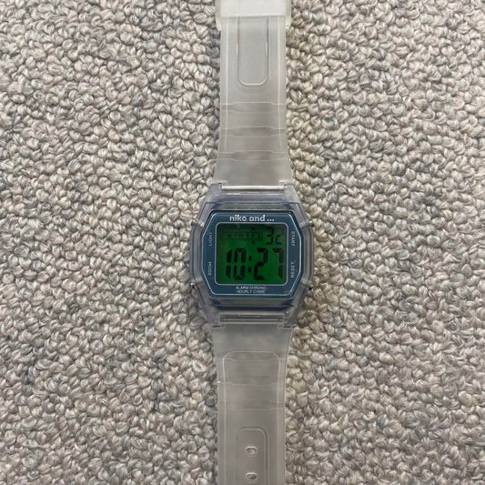 Niko and ... Digital Watch Clear