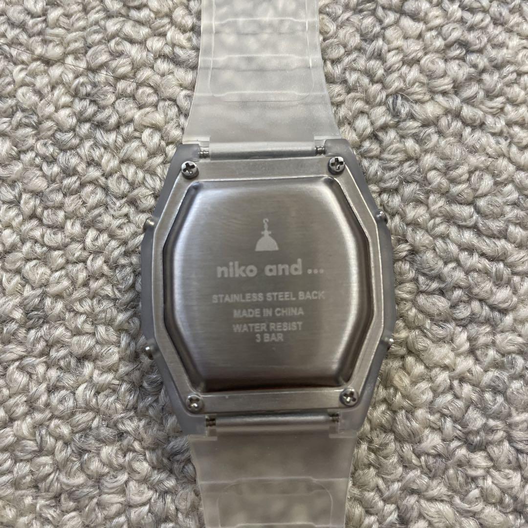 Niko and ... Digital Watch Clear