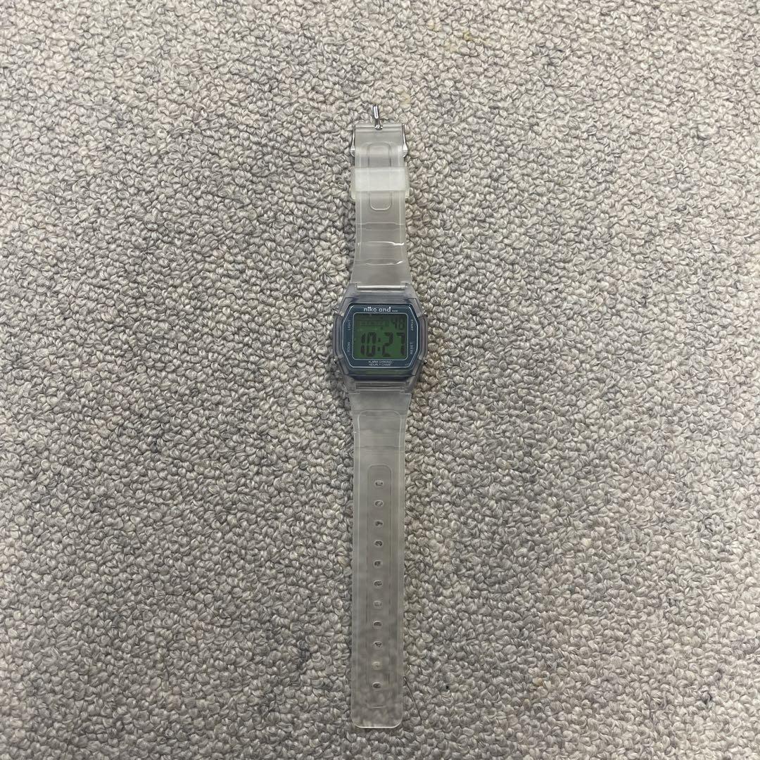 Niko and ... Digital Watch Clear