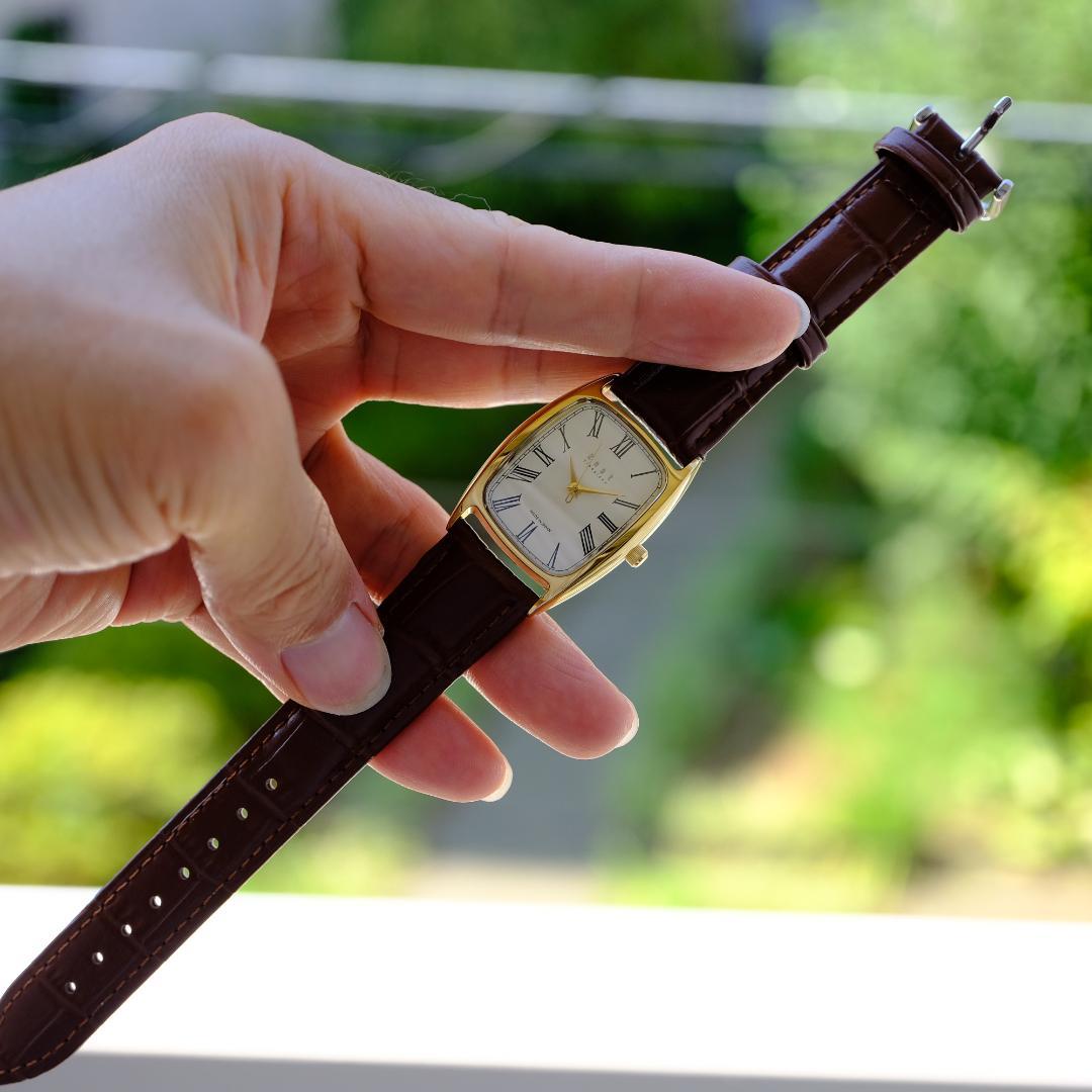 Brown Leather Automatic Analog Watch