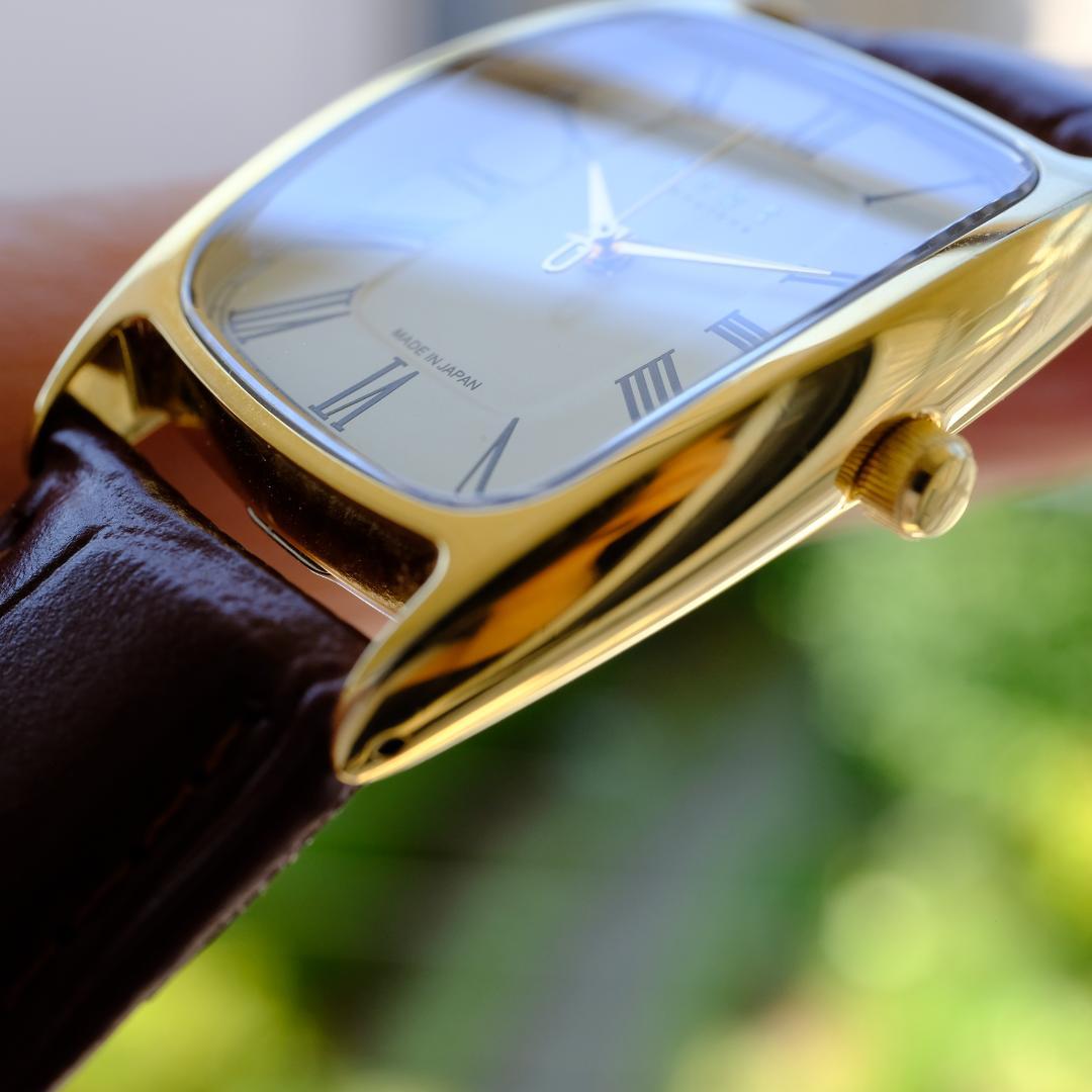 Brown Leather Automatic Analog Watch