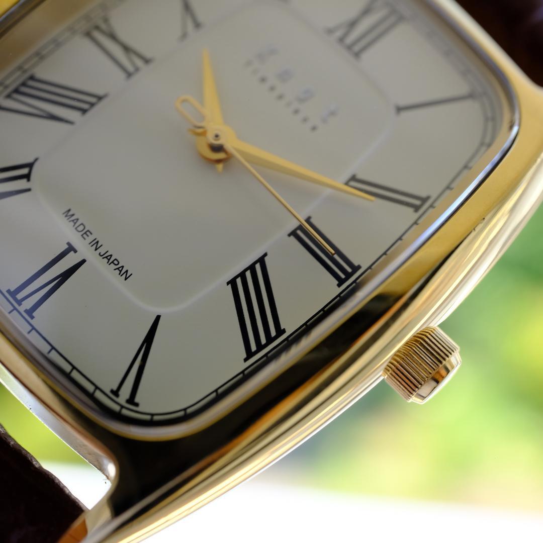 Brown Leather Automatic Analog Watch