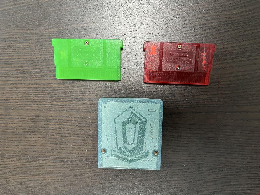 Pokémon Soft 3-Set (Ruby, Leaf Green, Crystal)