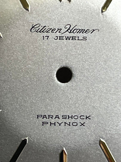 Antique Citizen Hommer 17Jewels Dial