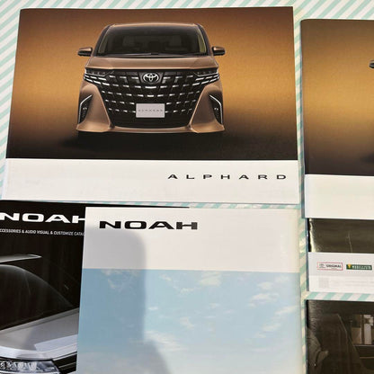 Toyota ALPHARD & NOAH Catalog Set New Unused