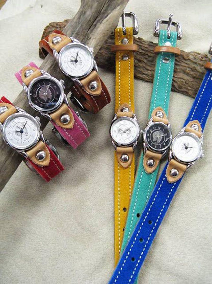 TITICACA Colorful Suede Watch Unused