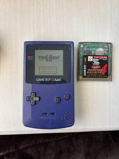 【Function Confirmed】 Game Boy Color Console Dragon Quest 1 "6 2 Yu-Gi-Oh!