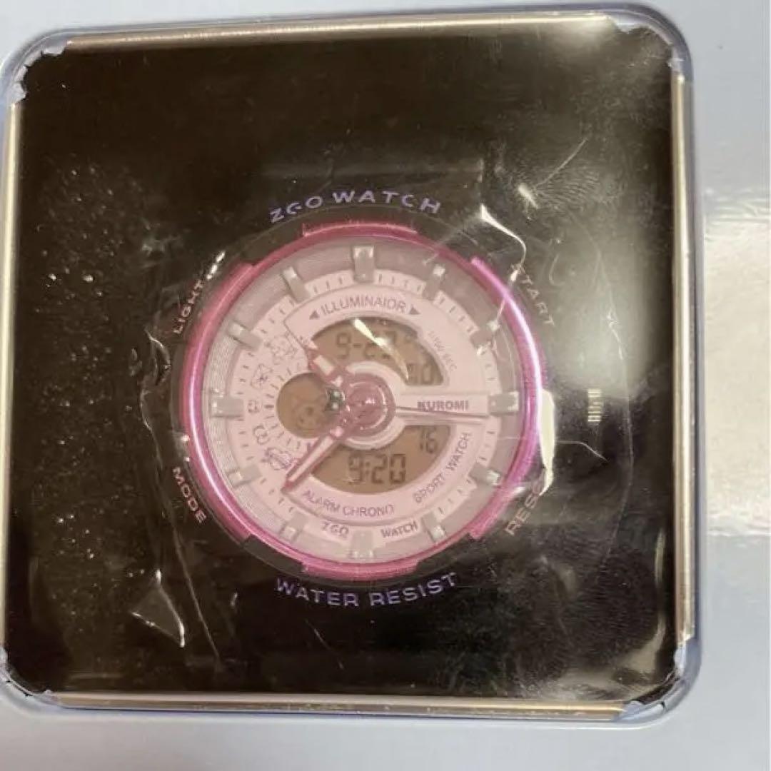 New Kuromi Watch with 2-3 Bonus Items, Overseas Limited Edition, Analog-Digital Dual Display