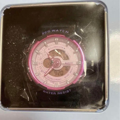 New Kuromi Watch with 2-3 Bonus Items, Overseas Limited Edition, Analog-Digital Dual Display