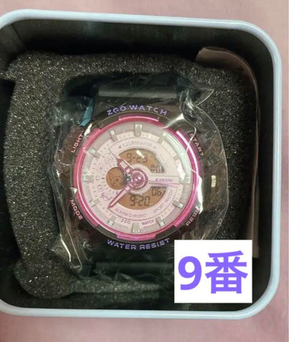 New Kuromi Watch with 2-3 Bonus Items, Overseas Limited Edition, Analog-Digital Dual Display