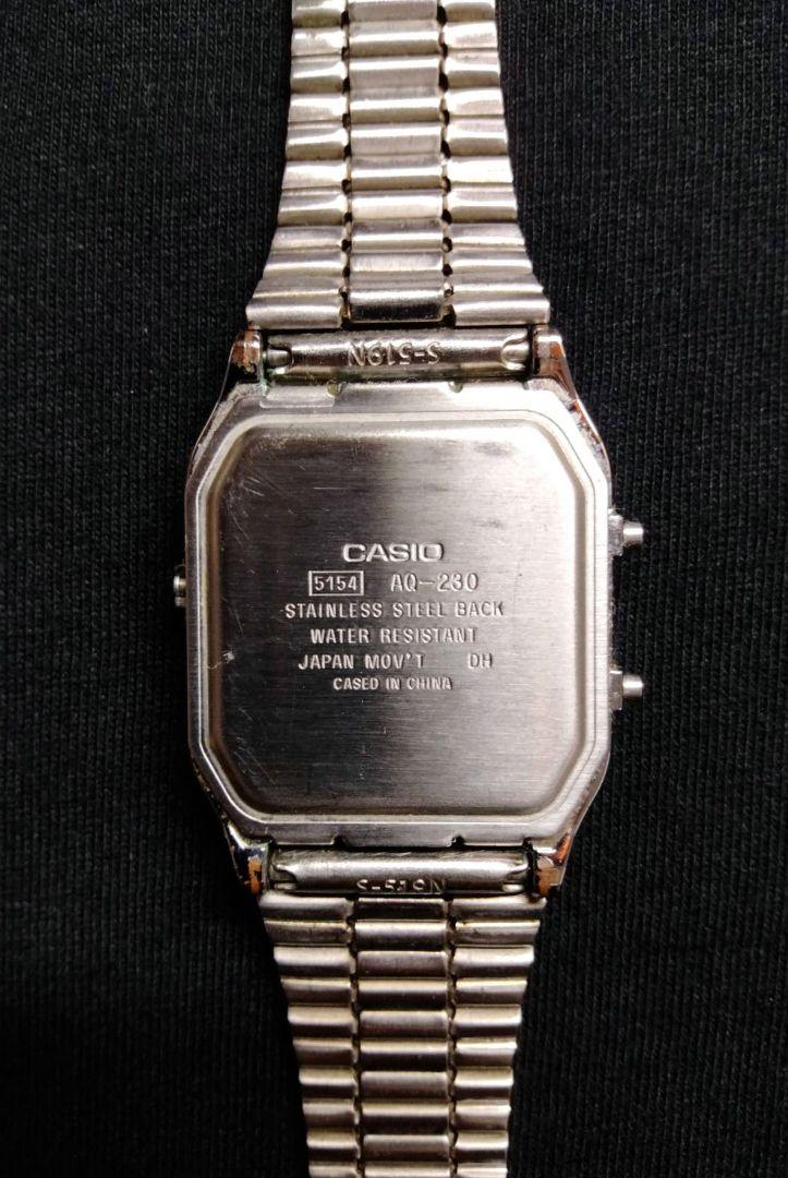Vintage Cassiopeia AQ-230 Unisex Quartz Watch