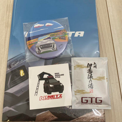 Tokyo Auto Salon 2025 Catalog Badge Bath Soap Sticker Set Toyota