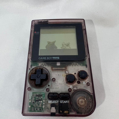 Action confirmed GAME BOY Pocket Clear Purple Body