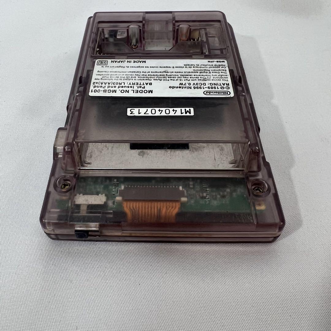 Action confirmed GAME BOY Pocket Clear Purple Body