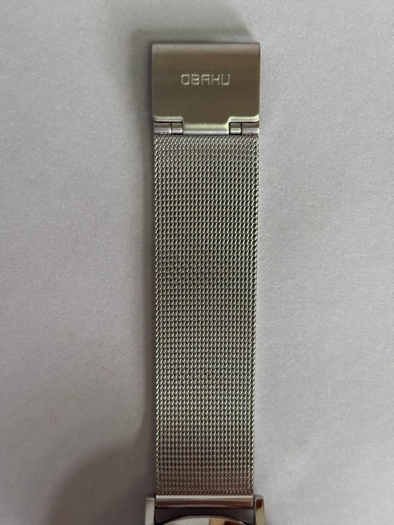 [Excellent Condition] OBAKU 40mm Watch • Blue White • Interchangeable Strap • R7/10 Battery Replaced