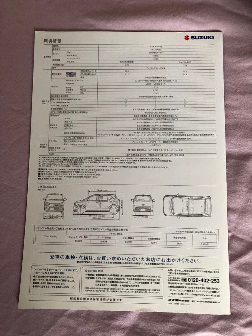 Suzuki Alto Turbo RS Catalog