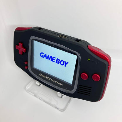 Game Boy Advance Console IPS LCD Matt Black × Scarlet Red