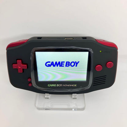 Game Boy Advance Console IPS LCD Matt Black × Scarlet Red