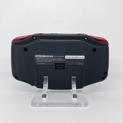Game Boy Advance Console IPS LCD Matt Black × Scarlet Red