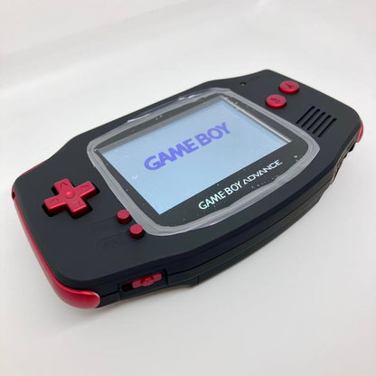 Game Boy Advance Console IPS LCD Matt Black × Scarlet Red