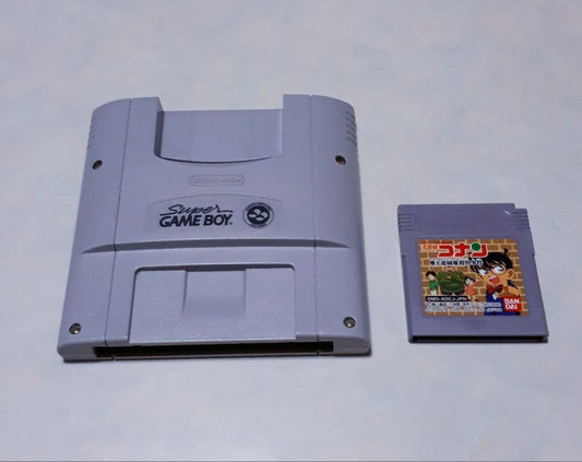 Super Game Boy + Detective Conan: The Underground Amusement Park Murder Case Game Software Included