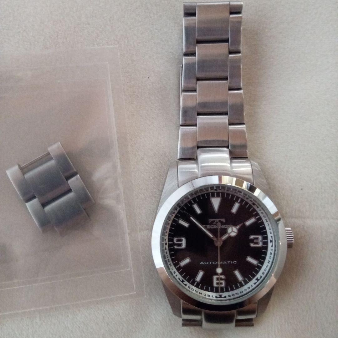 TECHNOS Automatic Winding Watch Black