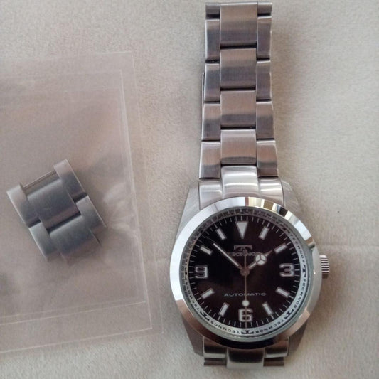 TECHNOS Automatic Winding Watch Black