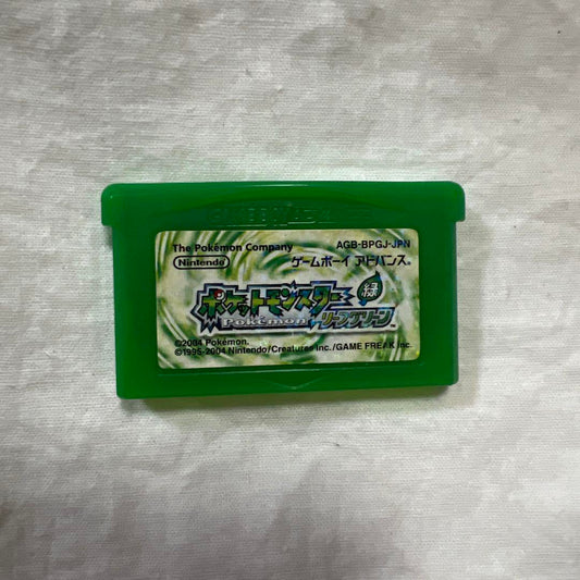 Pokémon Green Game Boy Advance Leaf Green