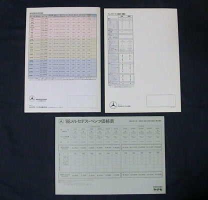 Mercedes-Benz Catalog from the 1980s [Rare Item #526]