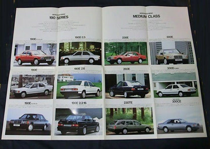 Mercedes-Benz Catalog from the 1980s [Rare Item #526]