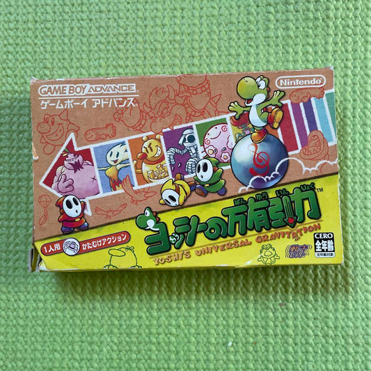 Yoshi's Universal Gravitation Game Boy Advance Game Box Included Manual
