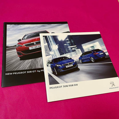 Beautiful Condition Peugeot 308 GT/308 SW/GTi Catalog Set