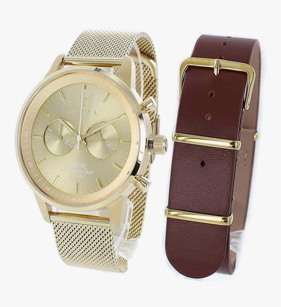 TORIW Gold Chronograph Watch