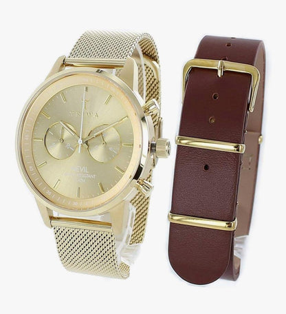 TORIW Gold Chronograph Watch