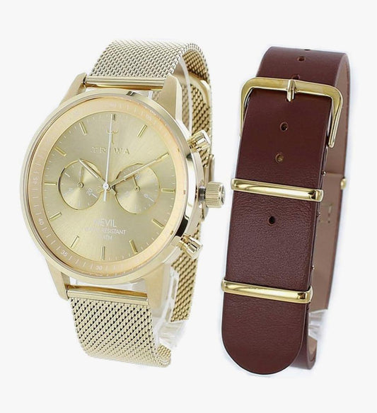 TORIW Gold Chronograph Watch