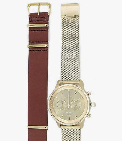 TORIW Gold Chronograph Watch