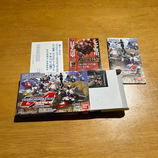 Brand New Game Boy Advance SD Gundam G Generation Advance