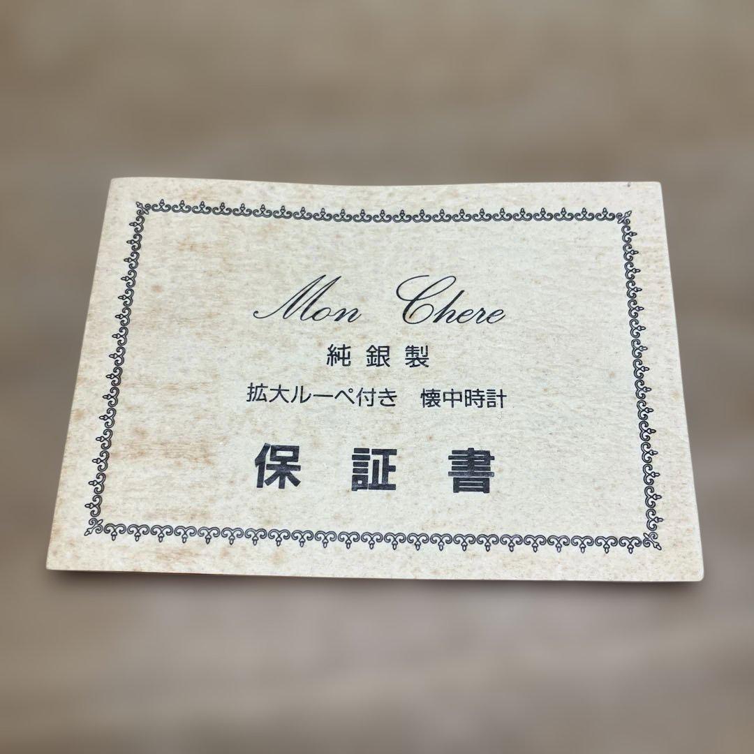 Silver Pocket Watch Waterproof Includes 2-Year Battery Warranty and Magnifying Glass