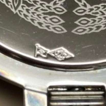 Silver Pocket Watch Waterproof Includes 2-Year Battery Warranty and Magnifying Glass