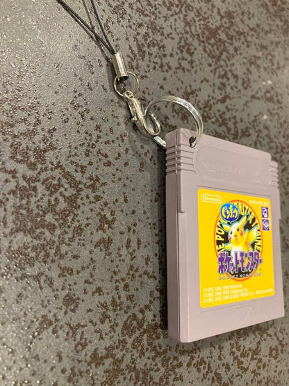 Pokémon Game Boy Cartridge Pikachu Keychain