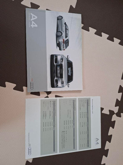 Audi A4 Sedan Avant Catalog Price List